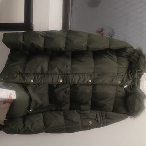 Ralph Lauren Olive Puffer Jacket